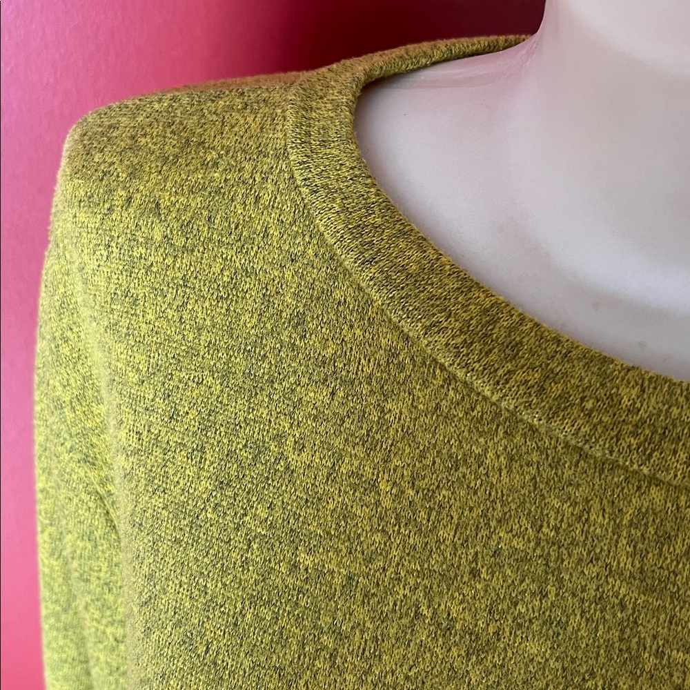 Like new Yellow heather Long Sleeve You & Me Sweater - Picture 3 of 10